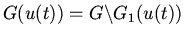 $G(u(t)) = G\backslash G_{1} (u(t))$
